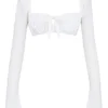Shira Weißes Oberteil mit Puffärmeln Shira Weißes Oberteil mit Puffärmeln