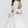 Shira Weißes Oberteil mit Puffärmeln Shira Weißes Oberteil mit Puffärmeln