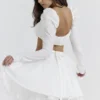Shira Weißes Oberteil mit Puffärmeln Shira Weißes Oberteil mit Puffärmeln