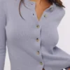 Signature Bluebell Kaschmir- und Merinowolle-Strickjacke Signature Bluebell Kaschmir- und Merinowolle-Strickjacke