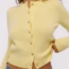 Signature Lemon Kaschmir- und Merinowolle-Strickjacke Signature Lemon Kaschmir- und Merinowolle-Strickjacke