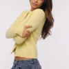Signature Lemon Kaschmir- und Merinowolle-Strickjacke Signature Lemon Kaschmir- und Merinowolle-Strickjacke