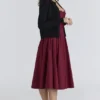 Signature Schwarze Strickjacke aus Kaschmir und Merinowolle Signature Schwarze Strickjacke aus Kaschmir und Merinowolle