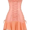 Sirena Sorbet Satin-Trägerloses Minikleid Sirena Sorbet Satin-Trägerloses Minikleid