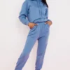 Halo Azure Oversize-Hoodie mit Baumwollfleece-Rückseite