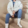 Sky Azure Jogginghose mit Fleece-Rückseite Sky Azure Jogginghose mit Fleece-Rückseite