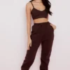 Sky Chocolate Jogginghose mit Fleece-Rückseite Sky Chocolate Jogginghose mit Fleece-Rückseite