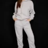 Sky Hellgraue Fleece-Hose für den Sport Sky Hellgraue Fleece-Hose für den Sport