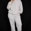 Sky Hellgraue Fleece-Hose für den Sport Sky Hellgraue Fleece-Hose für den Sport
