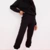 Halo Ink Oversized-Hoodie aus Baumwolljersey mit Fleece-Rückseite
