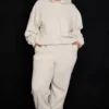 Sky Oatmeal Jogginghose mit Fleece-Rückseite Sky Oatmeal Jogginghose mit Fleece-Rückseite