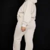 Sky Oatmeal Jogginghose mit Fleece-Rückseite Sky Oatmeal Jogginghose mit Fleece-Rückseite