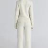 Skye Ivory Rollkragen-Pullover aus Merinowolle Skye Ivory Rollkragen-Pullover aus Merinowolle