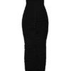 Sofia – Schwarzes, trägerloses Maxikleid aus Mesh Sofia – Schwarzes, trägerloses Maxikleid aus Mesh