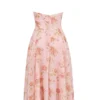Solada – Englisches Vintage-Rosenmuster, Georgette-Halter-Sommerkleid Solada – Englisches Vintage-Rosenmuster, Georgette-Halter-Sommerkleid