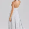 Solada Neckholder-Sommerkleid aus Georgette mit Polka-Dot-Print Solada Neckholder-Sommerkleid aus Georgette mit Polka-Dot-Print