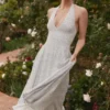 Solada Neckholder-Sommerkleid aus Georgette mit Polka-Dot-Print Solada Neckholder-Sommerkleid aus Georgette mit Polka-Dot-Print