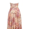 Solada Paisley-Patchwork-Print Georgette-Halter-Sommerkleid Solada Paisley-Patchwork-Print Georgette-Halter-Sommerkleid