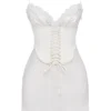 Soraya Elfenbeinfarbenes Satin-Slip-Kleid Soraya Elfenbeinfarbenes Satin-Slip-Kleid