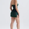 Soraya Forest Satin-Kleider Soraya Forest Satin-Kleider
