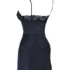 Soraya – Marineblaues Satin-Kleid Soraya – Marineblaues Satin-Kleid