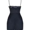 Soraya – Marineblaues Satin-Kleid Soraya – Marineblaues Satin-Kleid