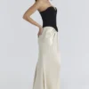 Sorcha Maxikleid in Schwarz und Champagner mit Korsetts Sorcha Maxikleid in Schwarz und Champagner mit Korsetts