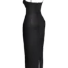 Stefania Schwarzes Korsetts-Maxikleid Stefania Schwarzes Korsetts-Maxikleid