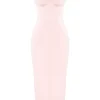 Stefania Soft Peach Korsetts-Maxikleid Stefania Soft Peach Korsetts-Maxikleid