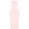 Stefania Soft Peach Korsetts-Maxikleid Stefania Soft Peach Korsetts-Maxikleid