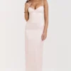 Stefania Soft Peach Korsetts-Maxikleid Stefania Soft Peach Korsetts-Maxikleid