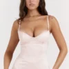 Stefania Soft Peach Korsetts-Maxikleid Stefania Soft Peach Korsetts-Maxikleid