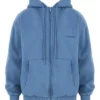 Storm Azure Hoodie mit Reißverschluss und Baumwollfleece-Innenseite Storm Azure Hoodie mit Reißverschluss und Baumwollfleece-Innenseite