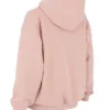 Storm Blush Hoodie aus Baumwollfleece mit durchgehendem Reißverschluss Storm Blush Hoodie aus Baumwollfleece mit durchgehendem Reißverschluss