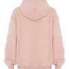 Storm Blush Hoodie aus Baumwollfleece mit durchgehendem Reißverschluss Storm Blush Hoodie aus Baumwollfleece mit durchgehendem Reißverschluss