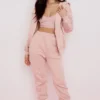 Storm Blush Hoodie aus Baumwollfleece mit durchgehendem Reißverschluss Storm Blush Hoodie aus Baumwollfleece mit durchgehendem Reißverschluss