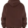 Storm Chocolate Hoodie mit Reißverschluss und Baumwollfleece-Innenseite Storm Chocolate Hoodie mit Reißverschluss und Baumwollfleece-Innenseite