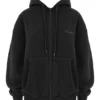 Storm Ink Hoodie mit Reißverschluss und Baumwoll-Fleece-Innenseite Storm Ink Hoodie mit Reißverschluss und Baumwoll-Fleece-Innenseite