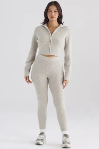 Sydney Opal Leggings aus geripptem Strick