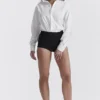 Tahni Schwarze Shorts mit hoher Taille Tahni Schwarze Shorts mit hoher Taille