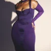 Talika Grape Korsetts-Midi-Kleid Talika Grape Korsetts-Midi-Kleid