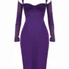 Talika Grape Korsetts-Midi-Kleid Talika Grape Korsetts-Midi-Kleid