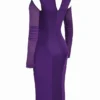 Talika Grape Korsetts-Midi-Kleid Talika Grape Korsetts-Midi-Kleid