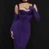 Talika Grape Korsetts-Midi-Kleid Talika Grape Korsetts-Midi-Kleid