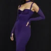 Talika Grape Korsetts-Midi-Kleid Talika Grape Korsetts-Midi-Kleid
