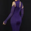Talika Grape Korsetts-Midi-Kleid Talika Grape Korsetts-Midi-Kleid