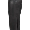 Tana – Maxirock aus schwarzem veganem Leder Tana – Maxirock aus schwarzem veganem Leder