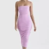 Tana Pink – trägerloses Midi-Korsetts-Kleid Tana Pink – trägerloses Midi-Korsetts-Kleid