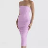 Tana Pink – trägerloses Midi-Korsetts-Kleid Tana Pink – trägerloses Midi-Korsetts-Kleid