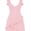 Tania Pink Quartz Rüschen-Minikleid Tania Pink Quartz Rüschen-Minikleid